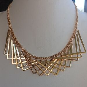 Paparazzi Gold Geometric Necklace